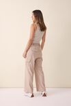 Utility Pant In Recycled Blend, CAMELETTE - alternate image 6