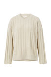 Soft Cable Knit, OATMEAL MARLE - alternate image 2