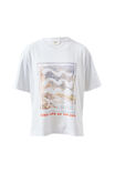 Stevie Slouchy Tee, WHITE/CERES BY THE SEA - alternate image 2