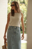 Cable Soft Knit Tank, OATMEAL MARLE - alternate image 6