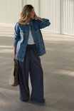 Drawstring Suiting Pant, FOG BLUE - alternate image 6