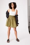 Linen Mini Skirt, DILL - alternate image 4