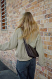 Annie Bomber Jacket, ASH GREEN - alternate image 5
