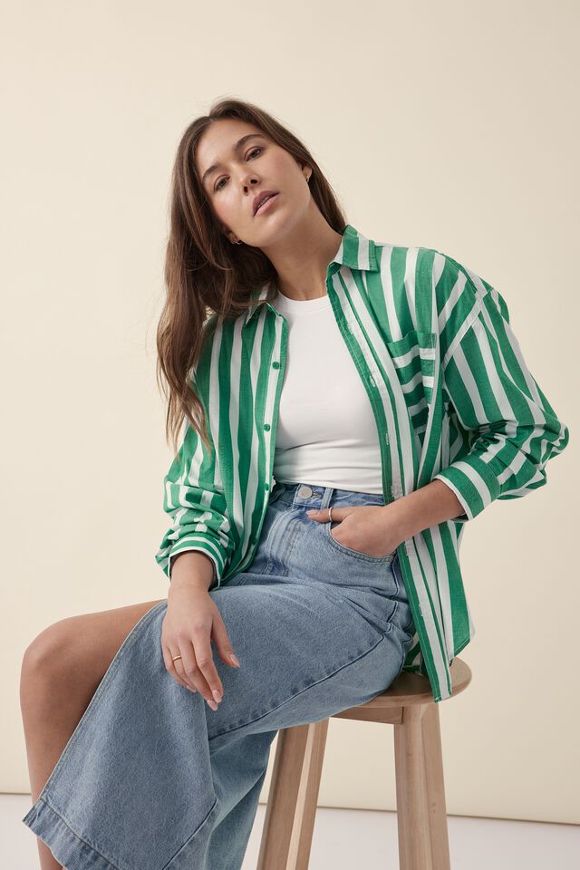 Ls Teeny Tee In Bamboo, WHITE