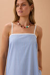 Sunday Maxi Dress, POWDER BLUE TRIPLE STRIPE - alternate image 4