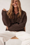 Knit Bomber Cardi, MUSHROOM NEP - alternate image 6