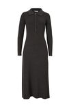 Soft Knit A-Line Dress In Recycled Blend, CHARCOAL MARLE - alternate image 2