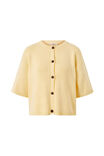 Boxy Short Sleeve Knit Cardi, BUTTER - alternate image 2