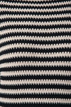 Summer Slouchy Knit Dress, ECRU/BLACK - alternate image 6