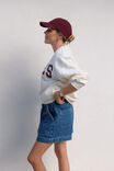 Relaxed Everyday Short, WASHED INDIGO - alternate image 4