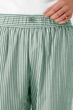 The Lounge Pant, KELLY GREEN WHITE STRIPE - alternate image 4