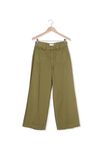 Wide Leg Pant With Patch Pockets In Rescue, SOFT OLIVE
