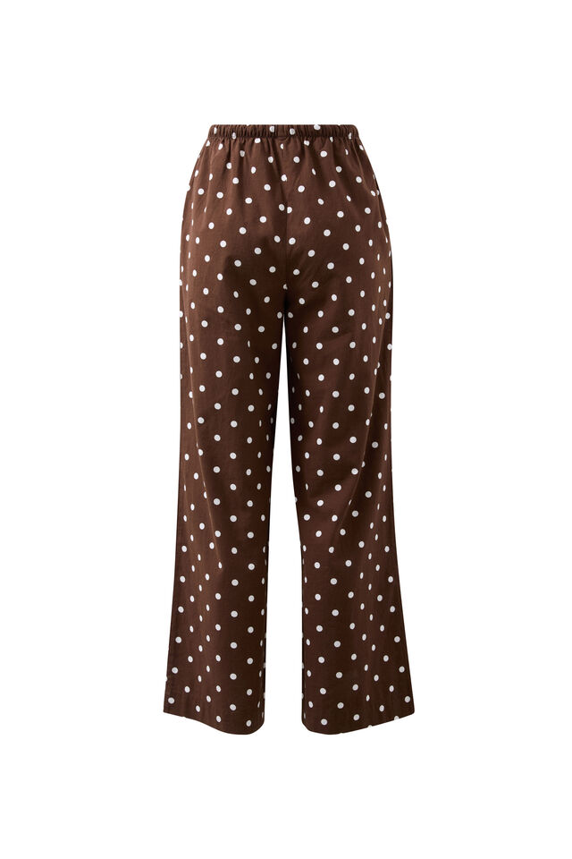 Resort Pant, CHOC POLKA DOT