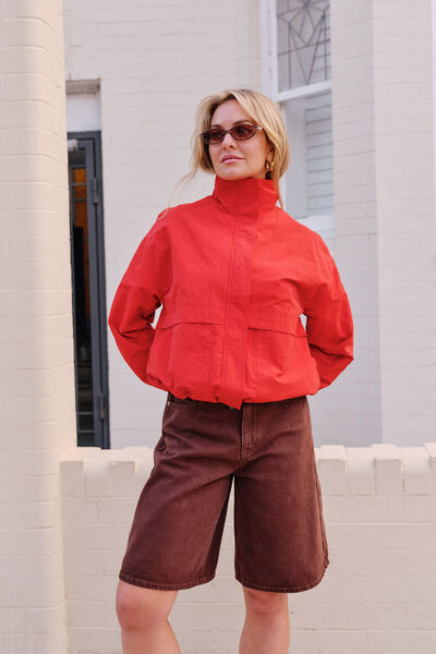 Fletcher Funnel Bomber, POMODORO RED
