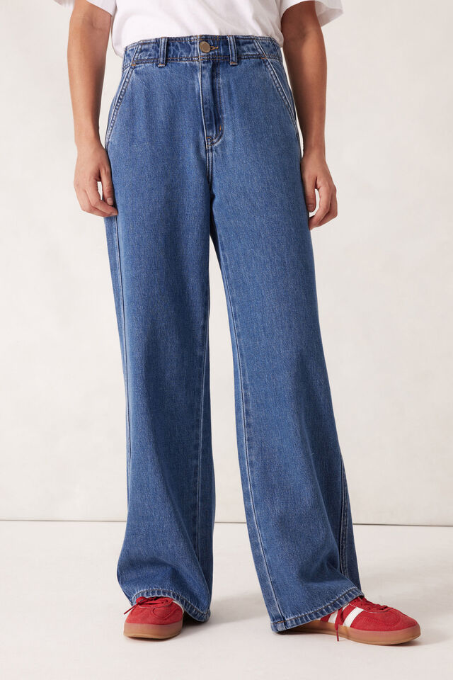 Forward Seam Jean, MID INDIGO
