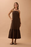 Sunday Maxi Dress, CHOCOLATE - alternate image 6