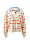 Jessa Rugby Knit, ECRU STRIPE - alternate image 2