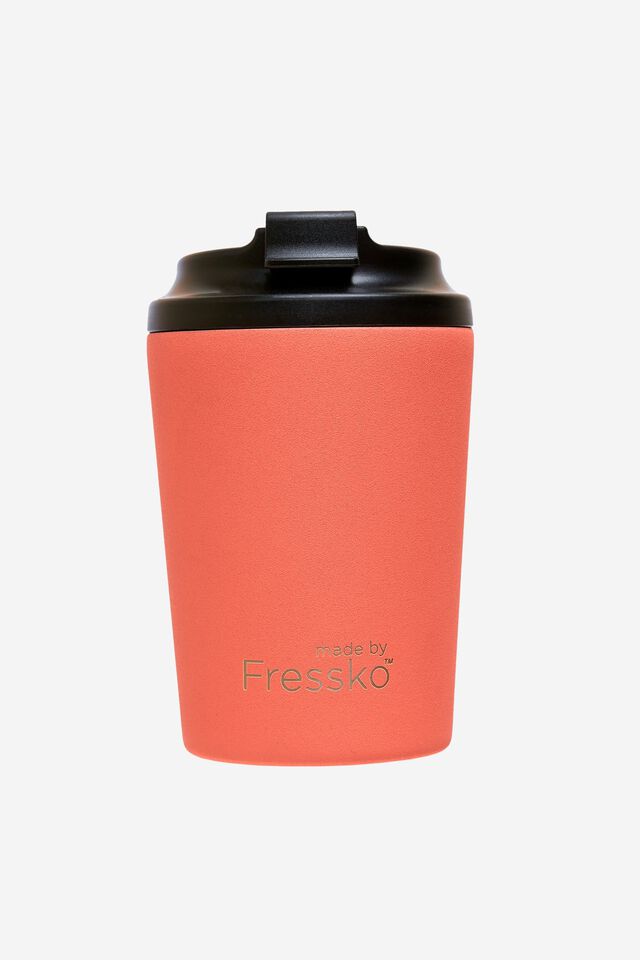 Fressko - 8Oz Stainless Steel Cup - Bino, CORAL