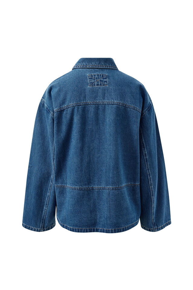 Ziggy Shacket, FRESH INDIGO
