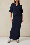 Beach Knit Maxi Skirt, NEW NAVY - alternate image 6