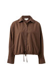Clover Tie Shirt, BRUNETTE - example image 2