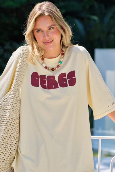 Liv Oversized Tee, SUNNY TINT/ CERES ABSTRACT