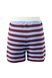 Mara Textured Knit Short, MULBERRY STRIPE - example image 3
