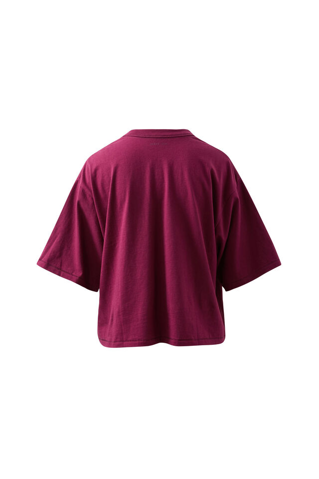 Phoebe Premium Tee, POMEGRANATE