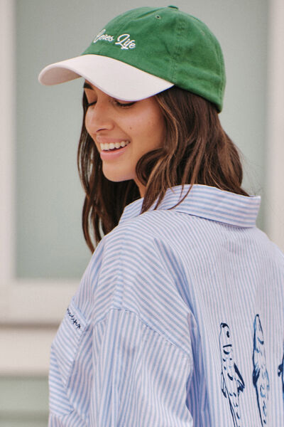 Pip Everyday Cap, HERITAGE GREEN/WHITE