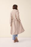 Trench Coat In Recycled Blend, CAMELETTE - alternate image 3