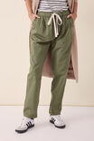 Baggy Everyday Pant With Organic Cotton, SOFT OLIVE - alternate image 2