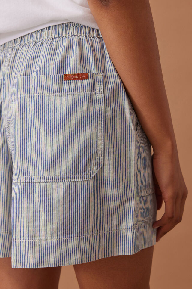Weekender Short, FRESH BLUE STRIPE
