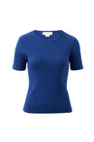 Luella Rib Tee, PRUSSIAN BLUE - example image 2