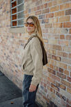 Annie Bomber Jacket, ASH GREEN - alternate image 7