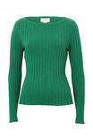 Long Sleeve Wide Neck Knit, FERN GREEN - alternate image 2