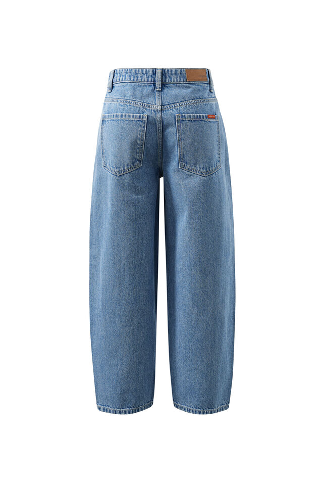 Leah Tapered Barrel Jean, VINTAGE BLUE
