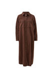 Rae Long Sleeve Midi Dress, CHOCOLATE - example image 2