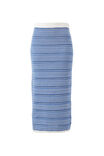 Textured Knit Midi Skirt, SUMMER BLUE STRIPE - alternate image 2