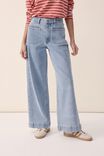 Wide Leg Pocket Jean, VINTAGE BLUE COMFORT STRETCH - alternate image 4