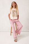 The Lounge Pant, HERITAGE RED BRIGHT WHITE STRIPE - alternate image 6