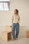 Leah Tapered Barrel Jean, VINTAGE BLUE - example image 4