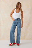 Wide Leg Jean, VINTAGE BLUE DENIM - alternate image 6