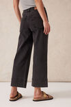 Jude Wide Leg Crop Jean, WASHED BLACK - alternate image 3