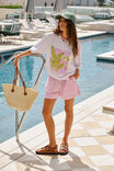 Mila Short, HIBISCUS PINK STRIPE - alternate image 4
