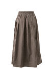 Florence Maxi Skirt, CHOCOLATE WHITE STRIPE - example image 3