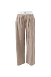 The Lounge Pant, TOFFEE CHECK - alternate image 2