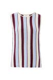 Chloe Stripe Knit Tank, BLUE WINE STRIPE - alternate image 2