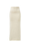 Knit Column Maxi Skirt, EGGSHELL - alternate image 2