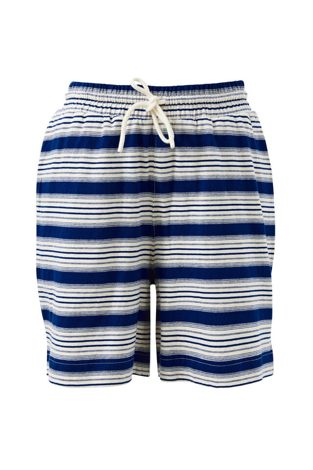 Marlowe Short, BUFF PRUSSIAN BLUE STRIPE