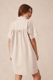 Mini Shirt Dress, NATURAL LINEN BLEND - alternate image 5